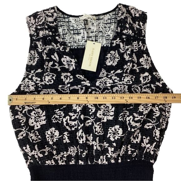 RAMY BROOK Size L NWT Boone Printed Floral Mini Drop Waist Cotton Printed Dress - Picture 10 of 15